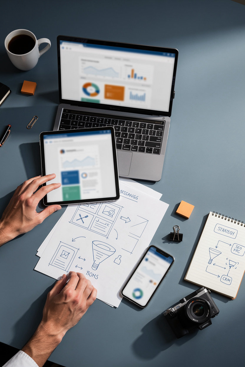 Feedback Wrench professional team delivering integrated Web Design and Digital Marketing services for accounting firms